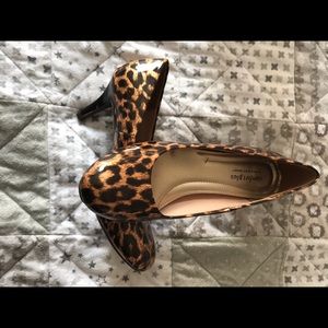 Animal print heels